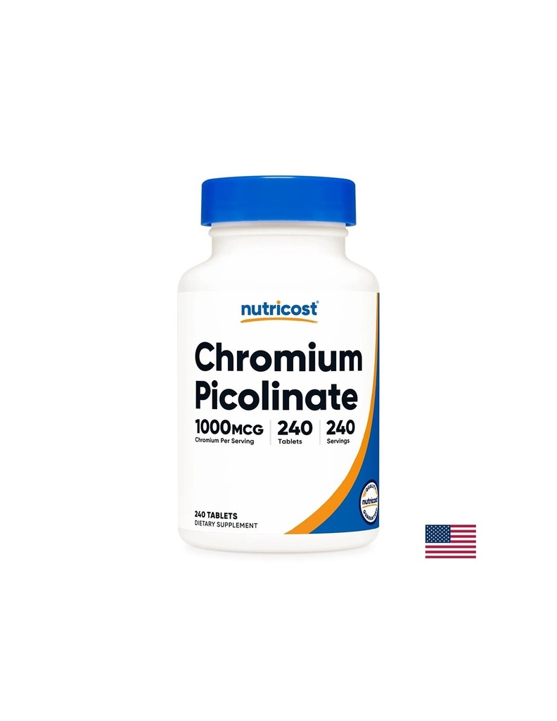 Потискане на апетита - Хром (пиколинат) 1000 µg, 240 таблетки