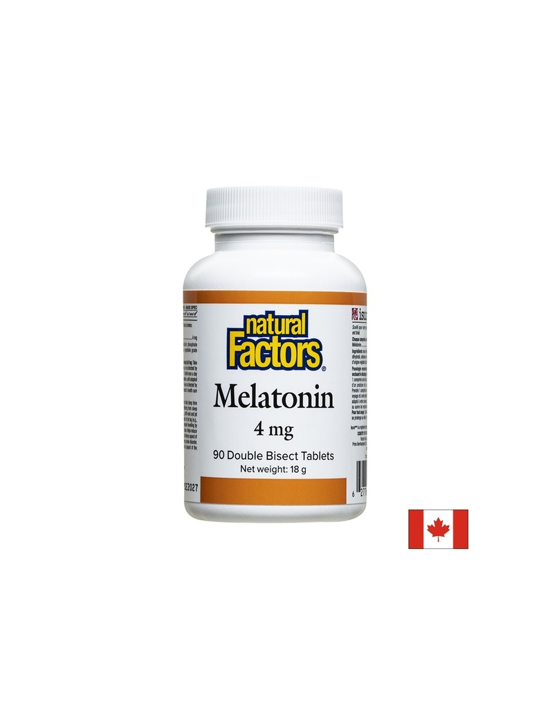 Безсъние - Мелатонин, 4 mg x 90 таблетки, с 2 делителни черти