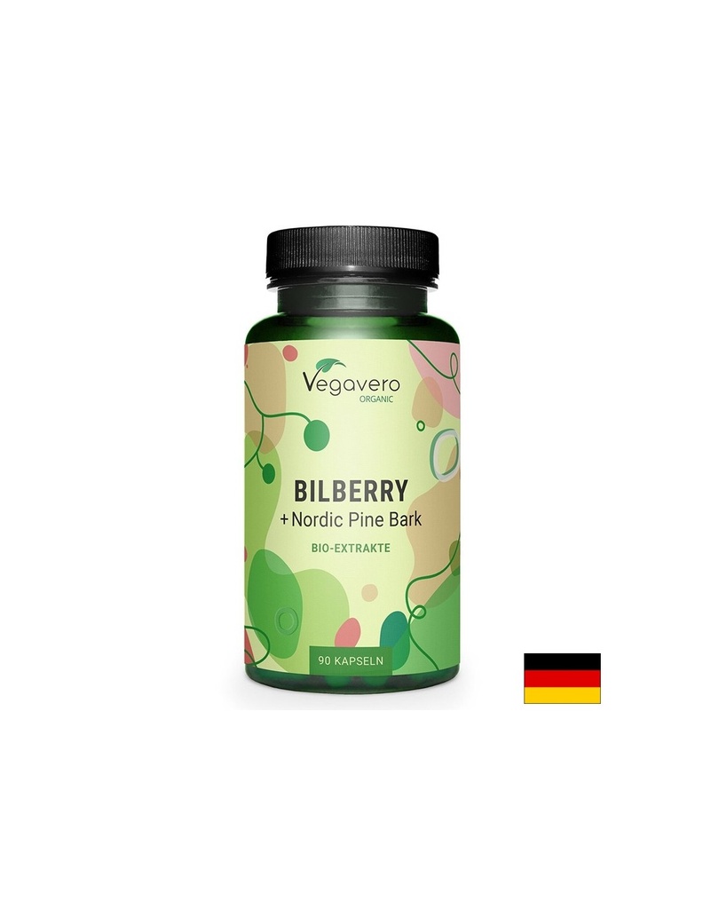 Здрави очи и сърце - Черна боровинка + екстракт от средиземноморски бор, 90 капсули