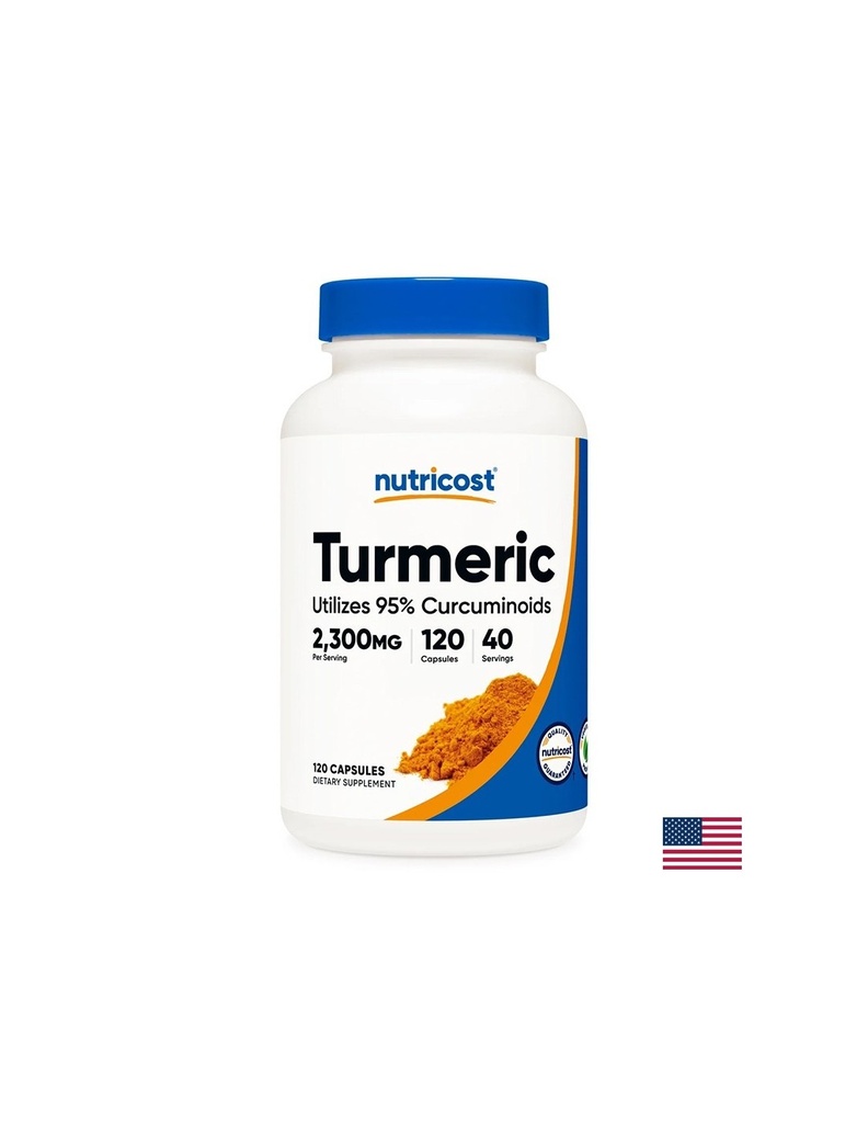 Кости и стави - Turmeric Куркума 766 mg + Черен пипер 5 mg, 120 капсули