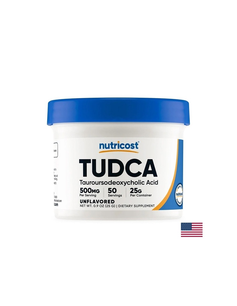 Черен дроб и жлъчка - Тауроурсодезоксихолова киселина (Tudca), 500 mg х 25 g, прах
