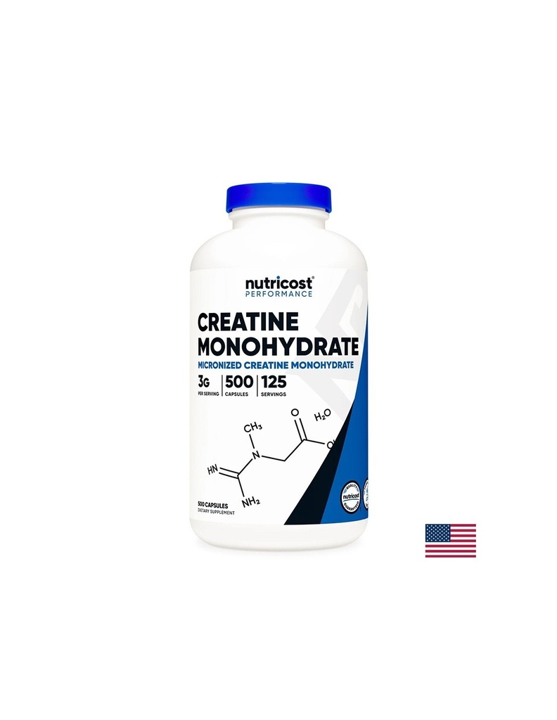 Мускулна маса и сила - Креатин Монохидрат, 750 mg х 500 капсули