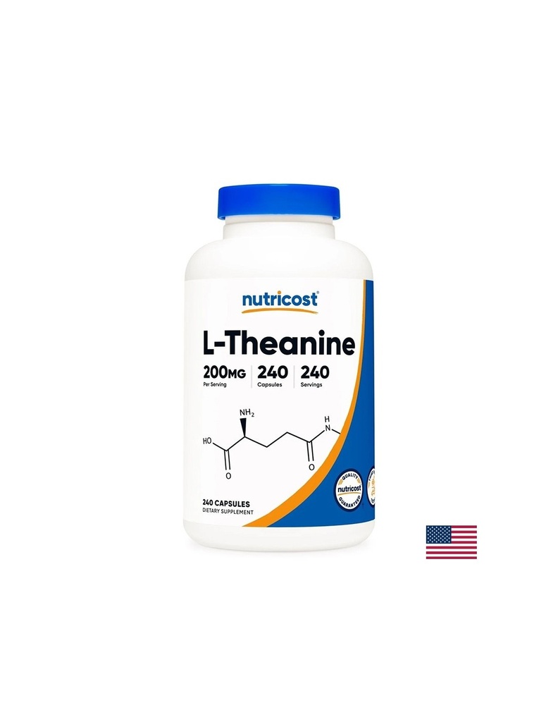 Стрес и добро настроение - L-Теанин, 200 mg х 240  капсули