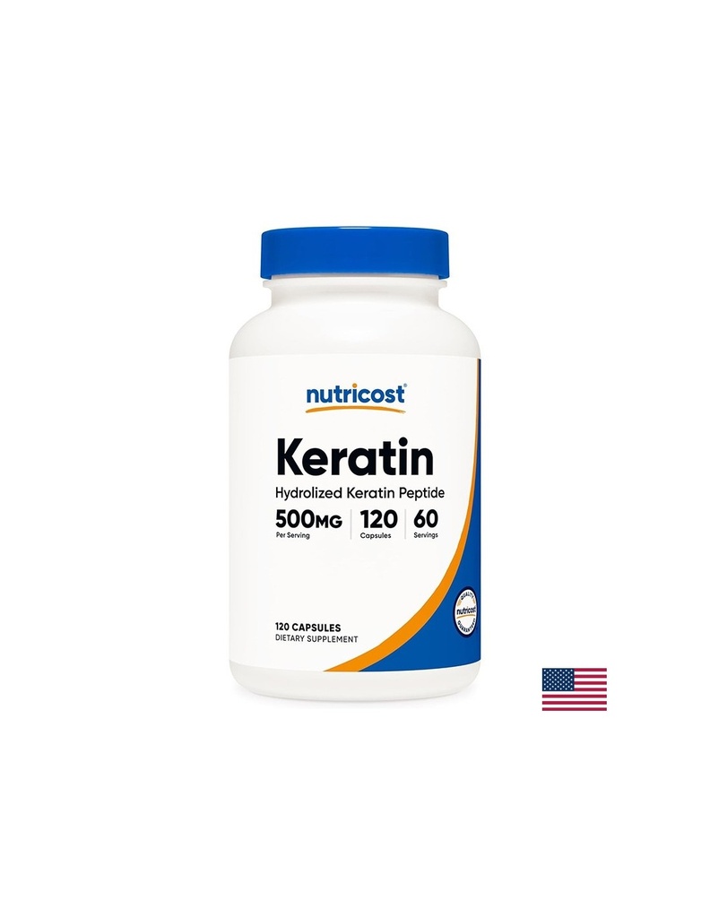 Коса, кожа, нокти - Кератин (хидролизирани кератинови пептитиди), 250 mg х 120 капсули