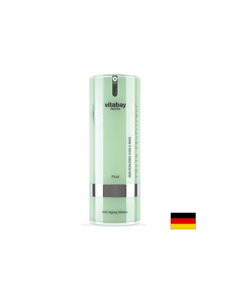 Двукомпонентна анти-ейдж система за грижа за кожата на лицето (флуид + маска), 80 ml