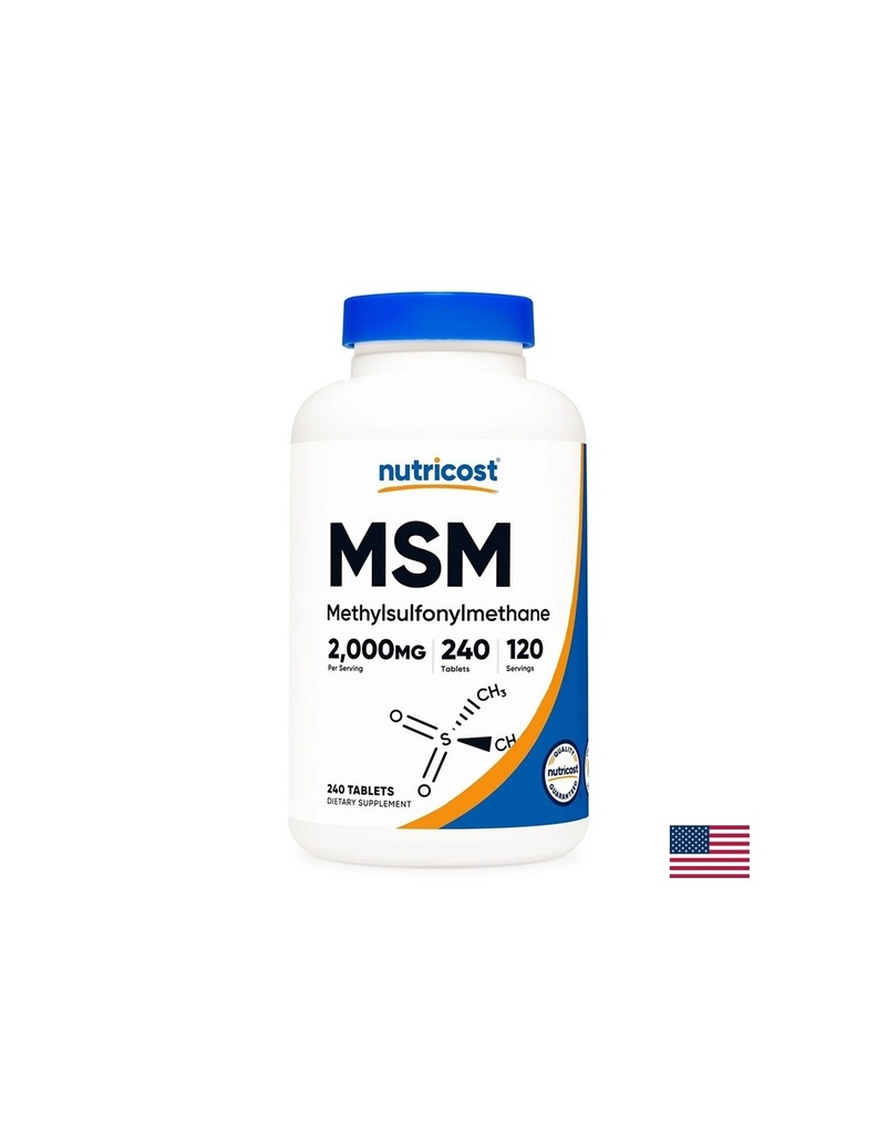 Кости и стави - МСМ (метил сулфонил метан), 1000 mg х 240 таблетки