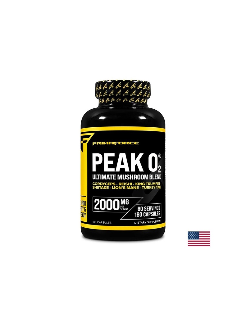 Имунитет - Peak O2 Комплекс от гъби, 180 капсули