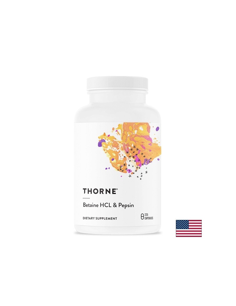 Бетаин хидрохлорид и пепсин – стомашно-чревен тракт - Добро храносмилане и защита от чревни патогени, 225 капсули