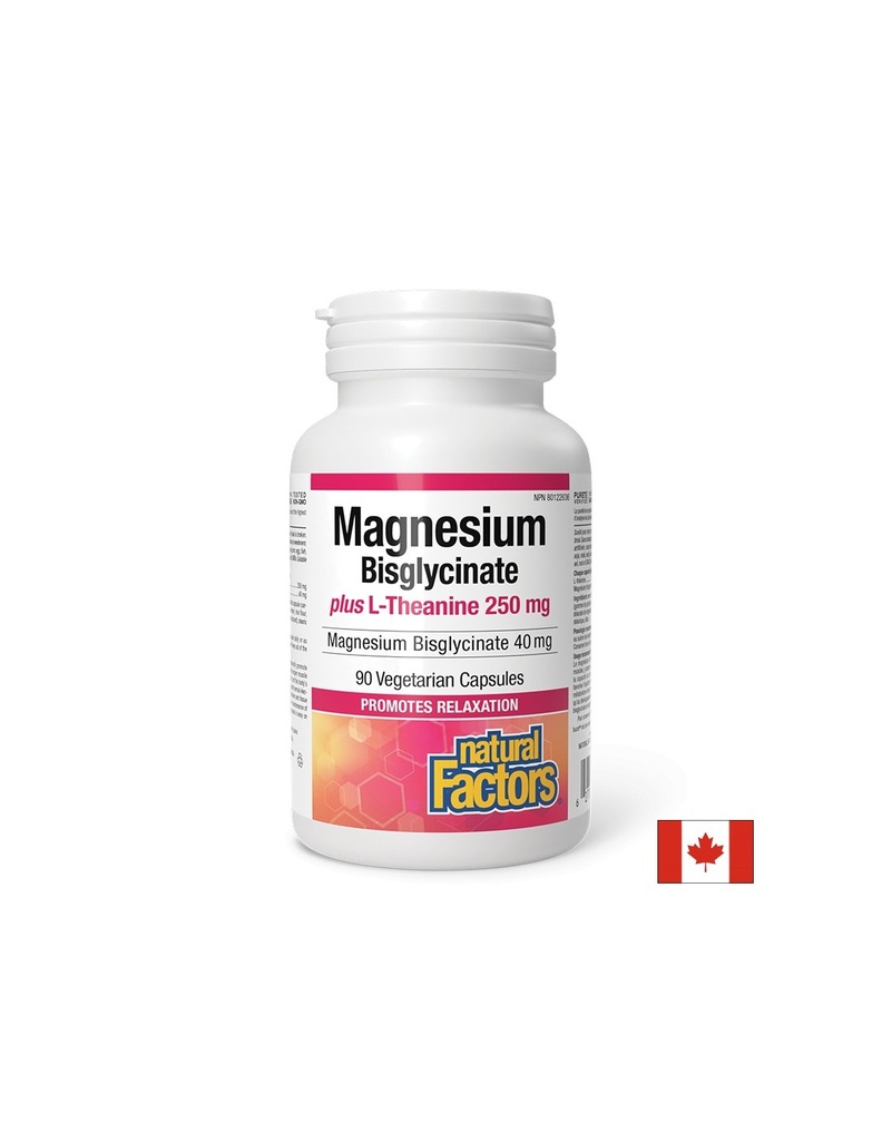 Стрес и добро настроение - Магнезий (бисглицинат) 40 mg + Л-Теанин 250 mg х 90 капсули