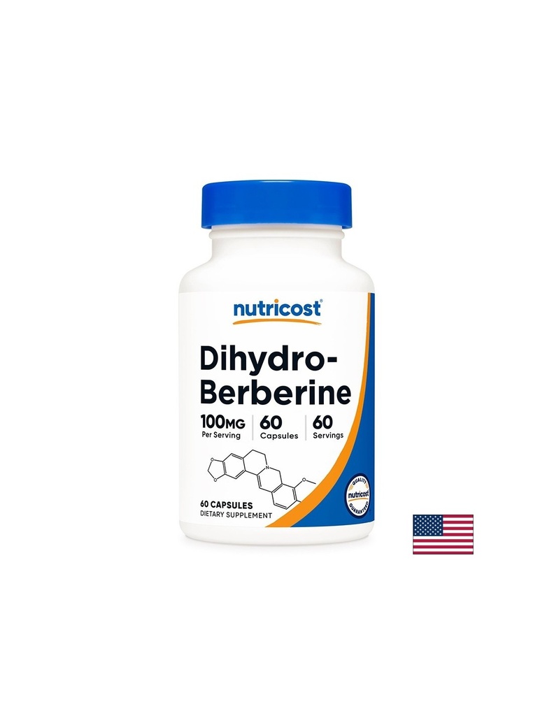При диабет и наднормено тегло - Дихидро Берберин (Dihydro-Berberine) GlucoVantage®, 100 mg x 60 капсули