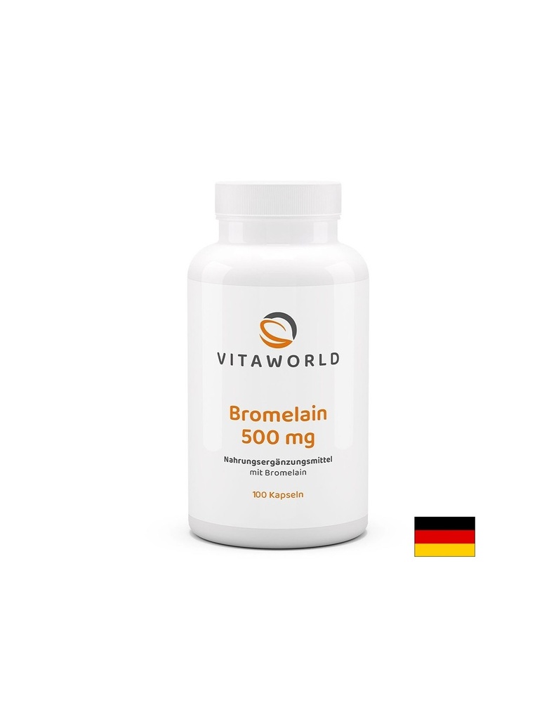 Добро храносмилане - Бромелаин (от ананас), 500 mg x 100 капсули