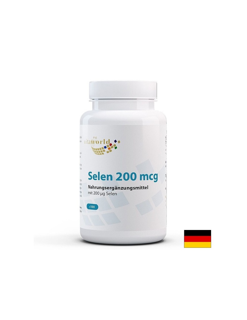 Щитовидна жлеза - Селен (натриев селенит), 200 µg x 100 капсули