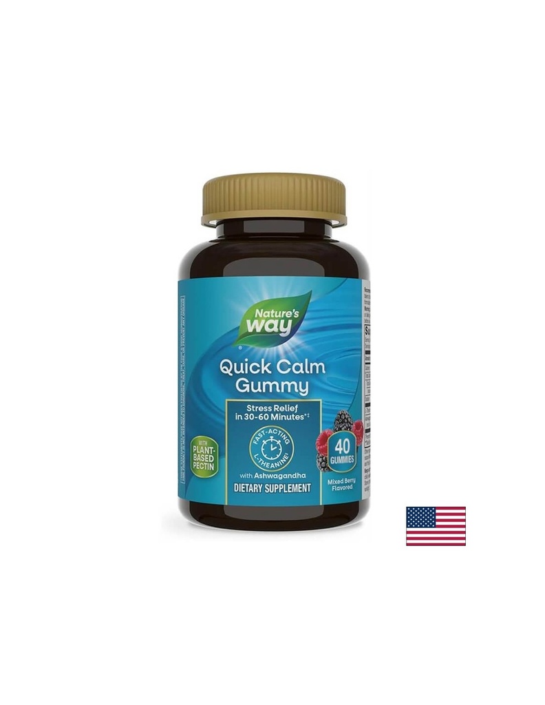 Ашваганда + L-Теанин - Антистрес подкрепа и ментален баланс, 40 желирани таблетки с плодов вкус