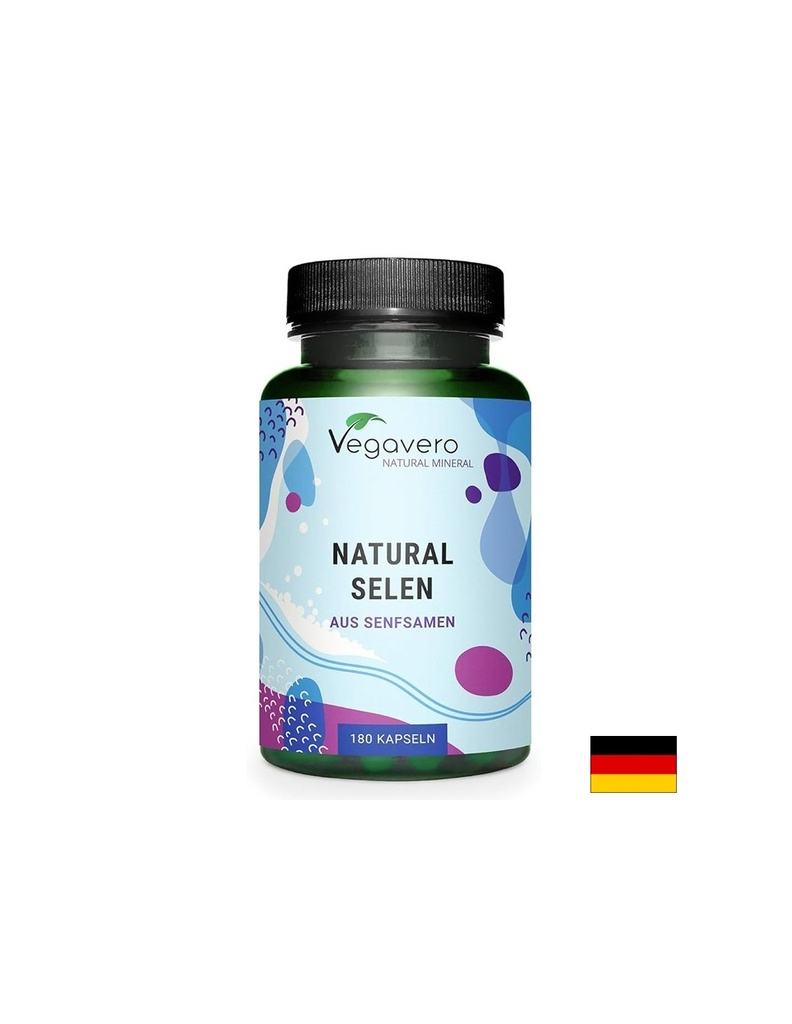 Селен (натурален, от семена на горчица) - За имунитет и антиоксидантна защита, 100 µg х 180 капсули