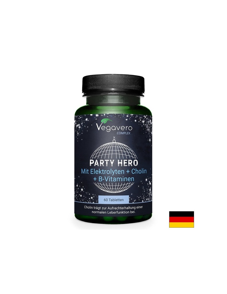 Комплекс от електролити, витамини, минерали и билкови екстракти - При махмурлук и умора, 60 таблетки