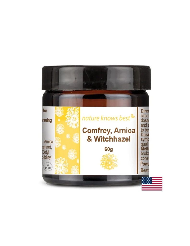 Крем с черен оман, арника и хамамелис – За облекчаване на ставни и мускулни болки, 60 g