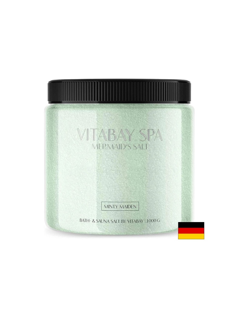Соли за вана с дива мента – Освежаване и релакс за тялото, 1000 g