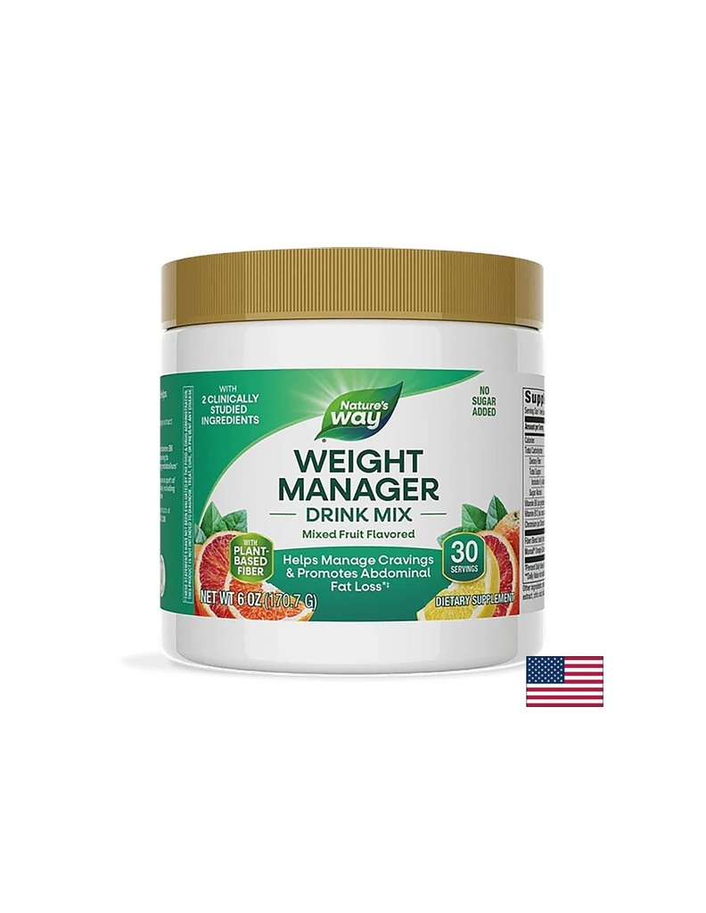 Формула за контрол на апетита, теглото и коремните мазнини - Weight Manager 170.7 g прах, с плодов вкус