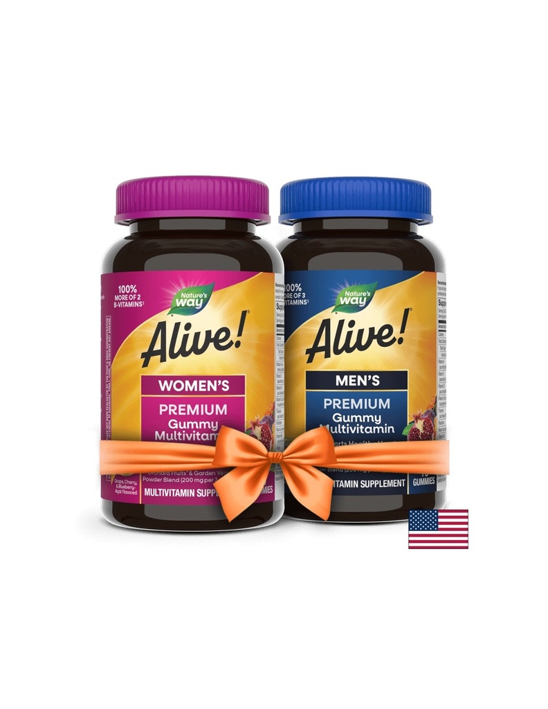 Промо пакет Мултивитамини Alive! за жени и мъже
