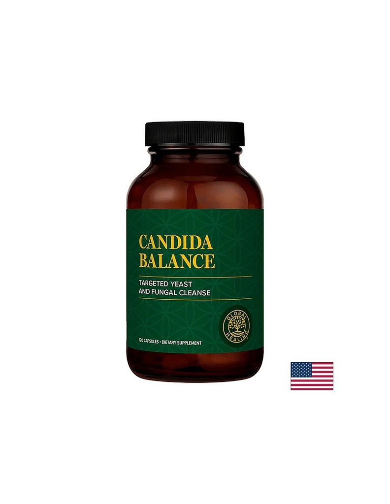 Mycozil® Candida and Flora Balance Support / Натурален комплекс срещу инфекции с Кандида, 120 капсули Global Healing