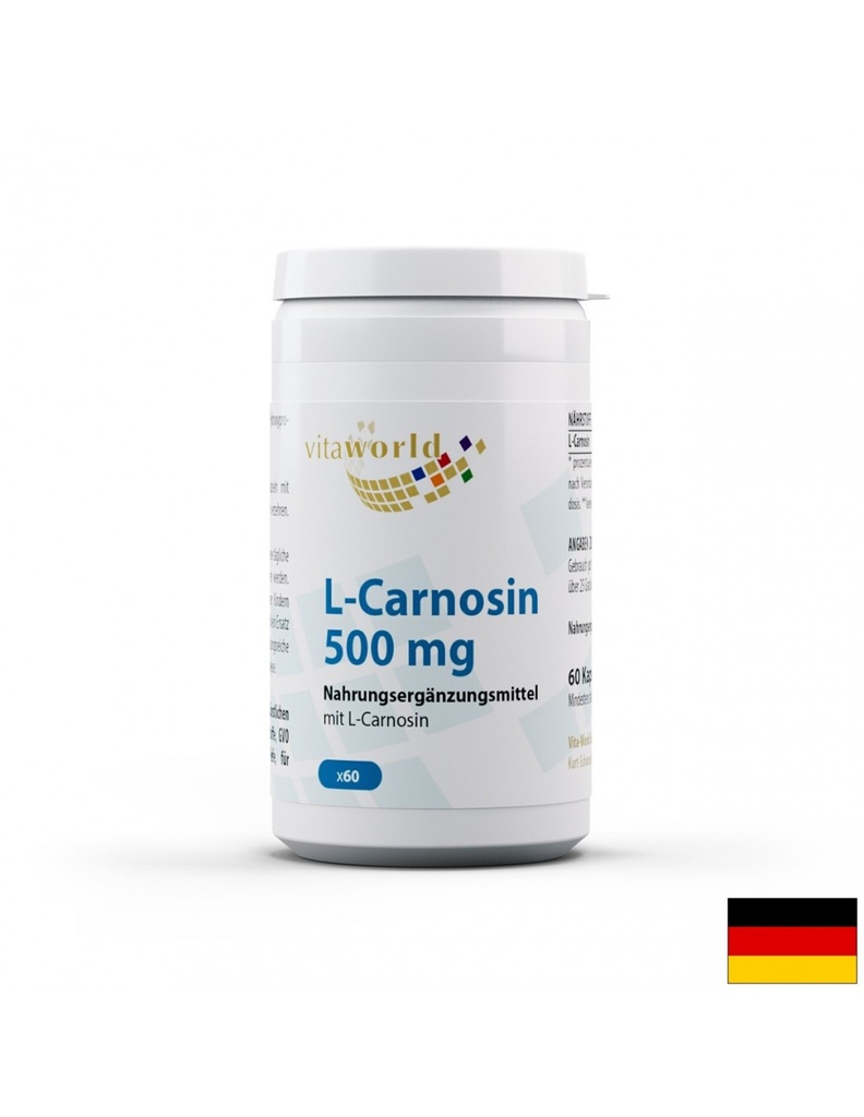 L-Carnosine / L-Карнозин 500 mg, 60 капсули