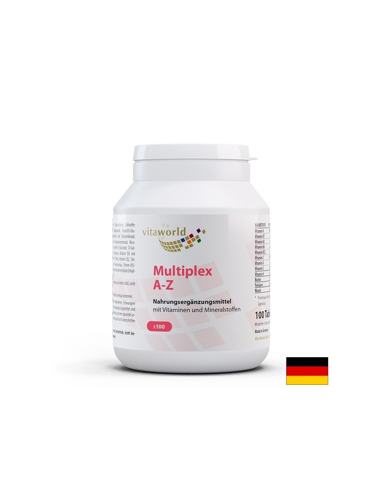 Мултиплекс Витамини и Минерали А-Я, 100 таблетки