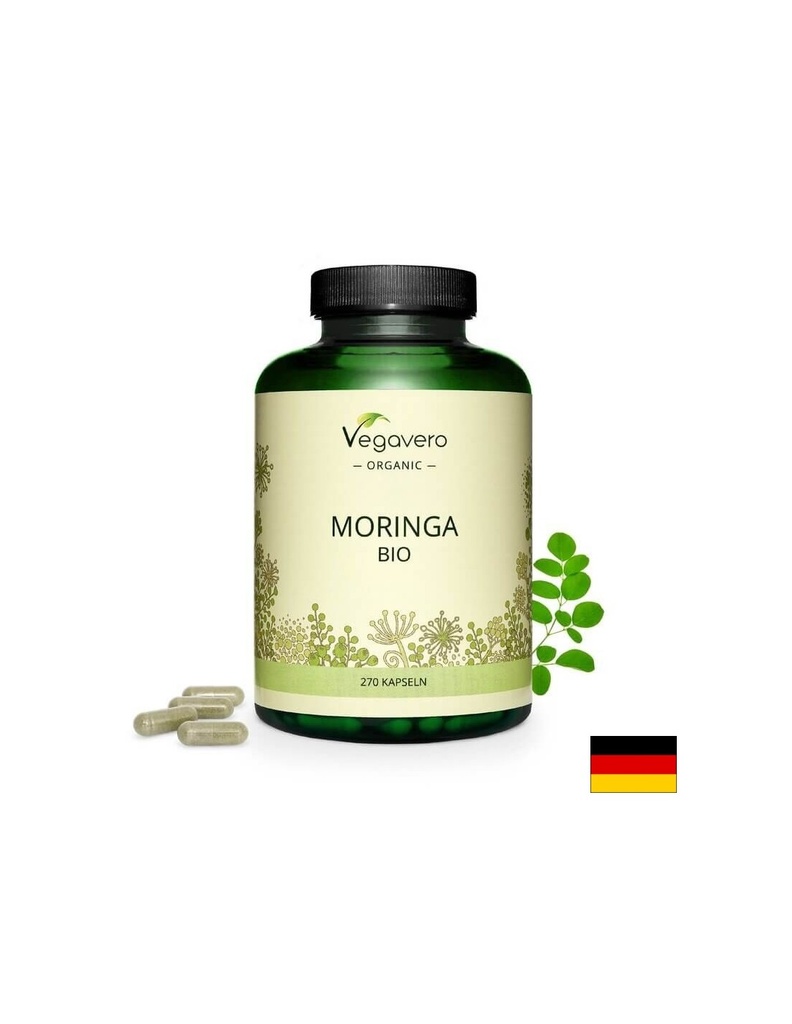 Moringa Bio/ Био Моринга, 270 капсули, 100% Vegan Vegavero