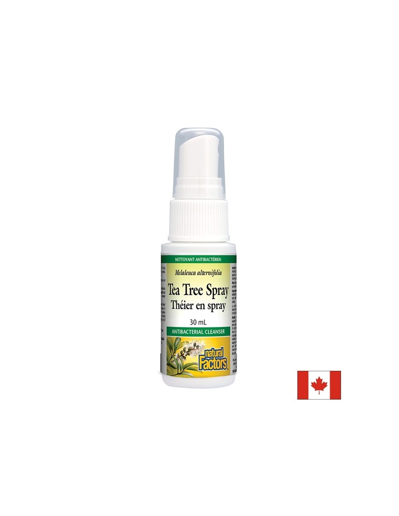 Tea Tree Spray/ Чаено дърво спрей за тяло, 30 ml Natural Factors