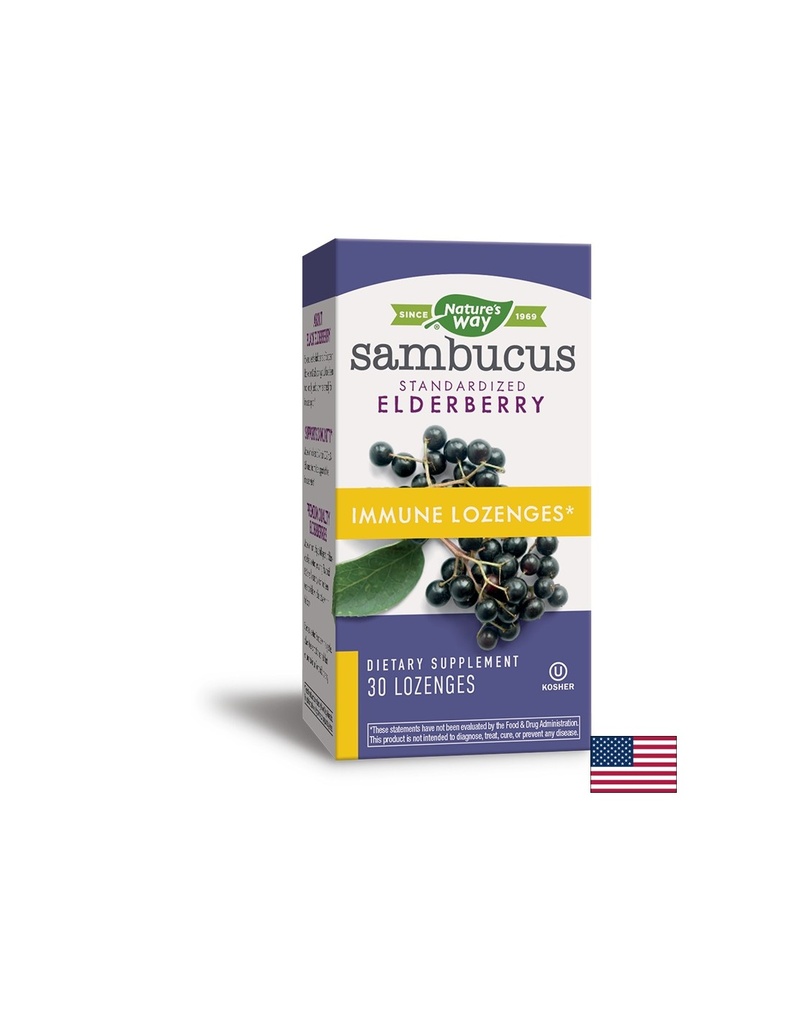 Sambucus Immune Lozenges/ Самбукус Immune x 30 таблетки за смучене Nature’s Way