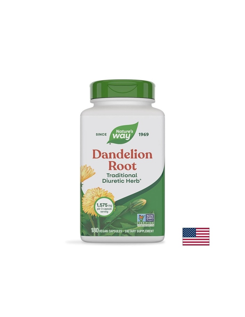 Глухарче (корен) – Детокс, храносмилане и чернодробна подкрепа, 525 mg, 180 капсули„