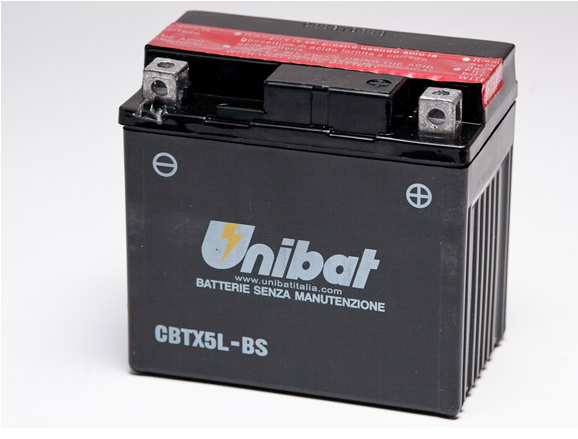 Акумулатор -UNIBAT- 4Ah 12V гелов CBTX5L-BS, YTX5L-BS
