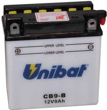 Акумулатор -UNIBAT- 9Ah, 12V обслужваем CB9-B, YB9-B