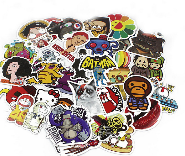 Стикери на бройка - различни видове, стикер бомб