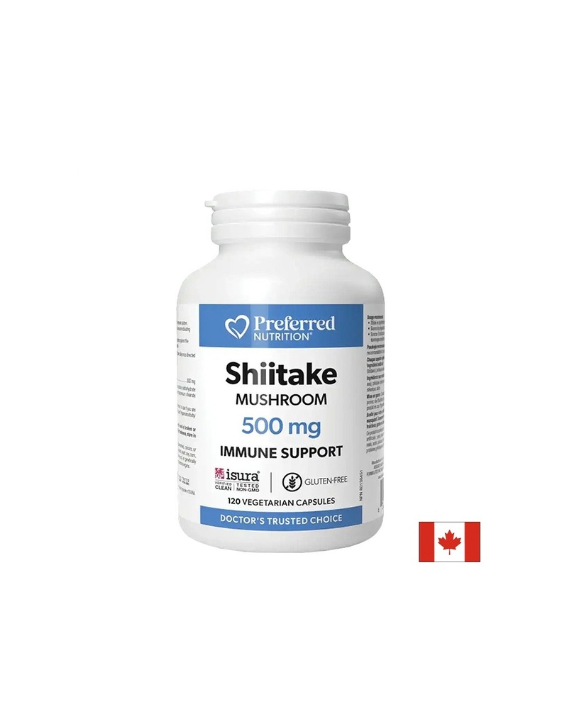 Шийтаке – Имунна защита и жизнен тонус, 500 mg, 120 веган капсули