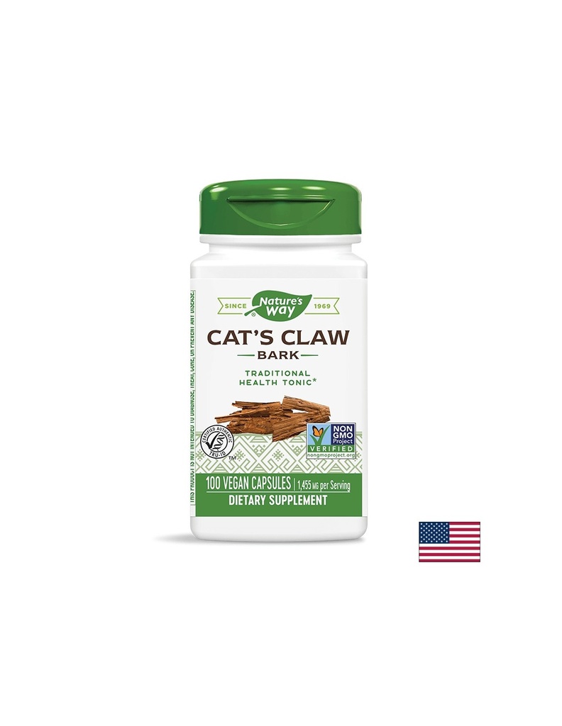 Cat`s Claw Bark/ Котешки нокът (кора) 485 mg х 100 капсули Nature’s Way