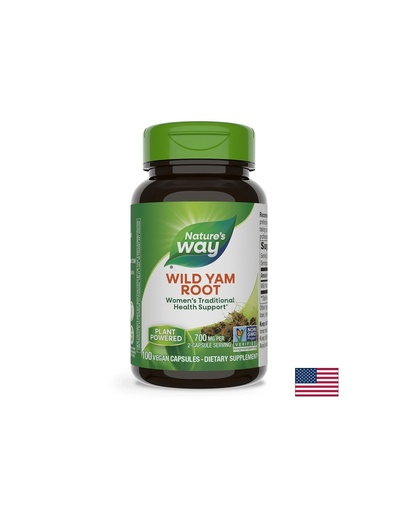 [17870] Wild Yam Root/ Див Ям (корен) 425 mg x 100 капсули Nature’s Way