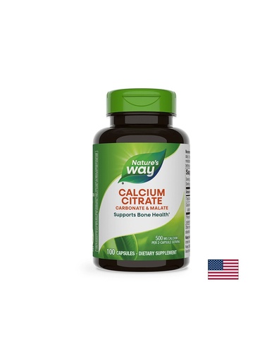 [41010] Calcium Citrate/ Калций (цитрат) 250 mg х 100 капсули Nature’s Way