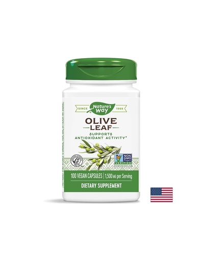 [14521] Olive Leaf/ Маслина (лист) 500 mg х 100 капсули Nature’s Way