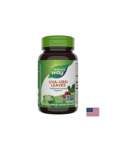 [17600 ST7.22] Uva Ursi Leaves/ Мечо грозде (лист) 480 mg х 100 капсули Nature’s Way