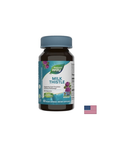 [62400] Milk Thistle / Бял трън, 60 капсули Nature’s Way