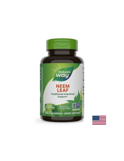 [15120] Neem Leaf/ Нийм (лист) 475 mg x 100 капсули Nature’s Way