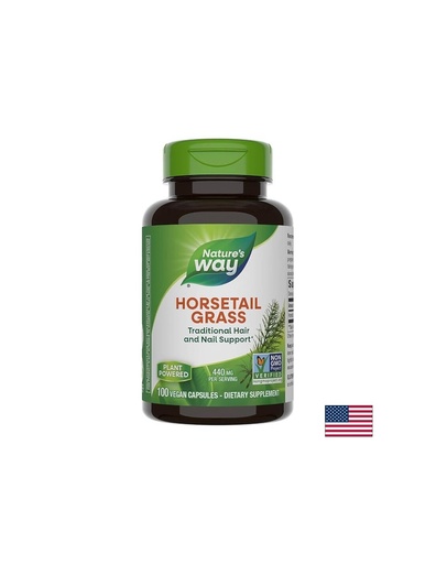 [14300] Horsetail Grass/ Полски хвощ (трева) 440 mg x 100 капсули Nature’s Way