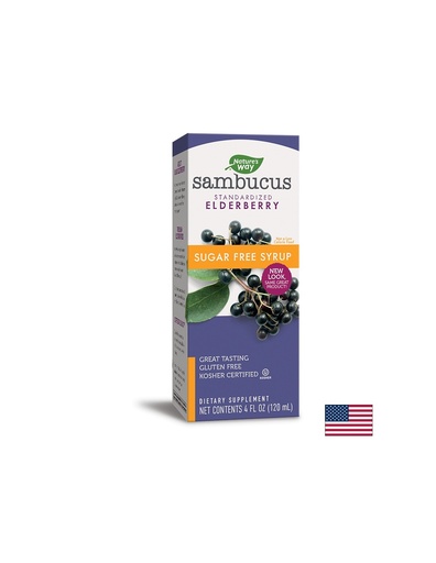 [6971] Sambucus Sugar Free Syrup/ Самбукус сироп без захар x 120 ml Nature’s Way