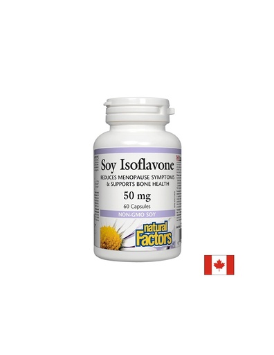 [2710 NF] Soy Isoflavone/ Соя Изофлавони 50 mg х 60 капсули Natural Factors