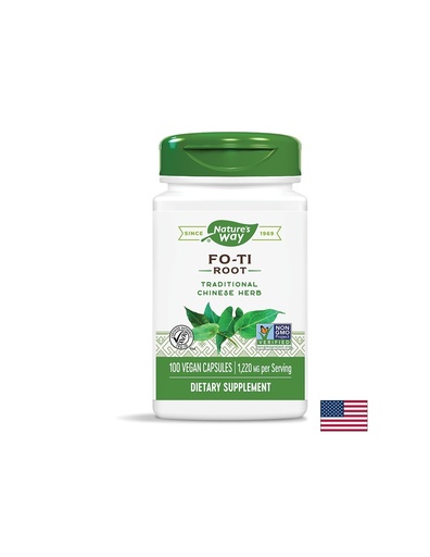 [12900] Fo-Ti Root/ Фо-Ти (корен) 610 mg x 100 капсули Nature’s Way