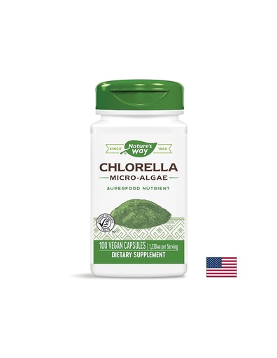 [11850] Chlorella Micro-Algae/ Хлорела (микро-водорасли) 410 mg х 100 капсули Nature’s Way