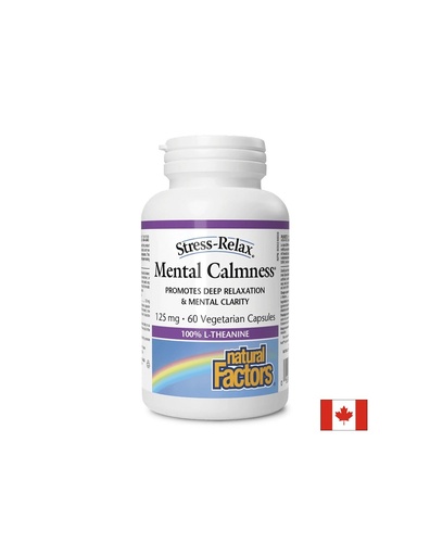 [4830 NF] Л-Теанин,125 mg  - В подкрепа на нервната система, 60 капсули Natural Factors