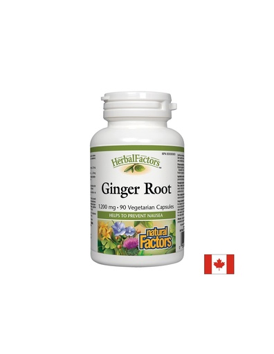 [4528 NF] Ginger Root/ Джинджифил (корен) 450 mg х 90 капсули Natural Factors