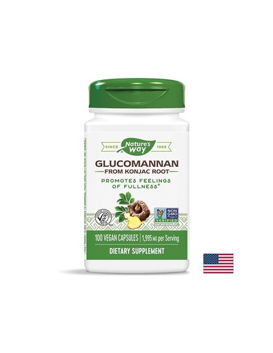 [13675] Glucomannan from Konjac Root/ Глюкоманан от корен на Конджак 665 mg x 100 капсули Nature’s Way
