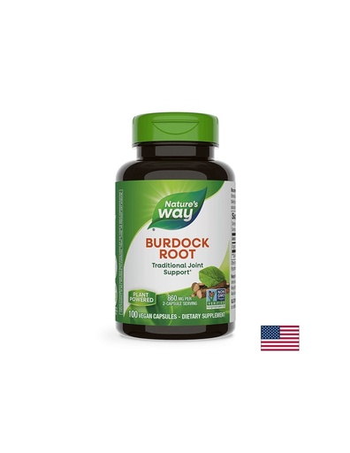 [11200] Burdock Root / Репей (корен) 475 mg х 100 капсули Nature’s Way